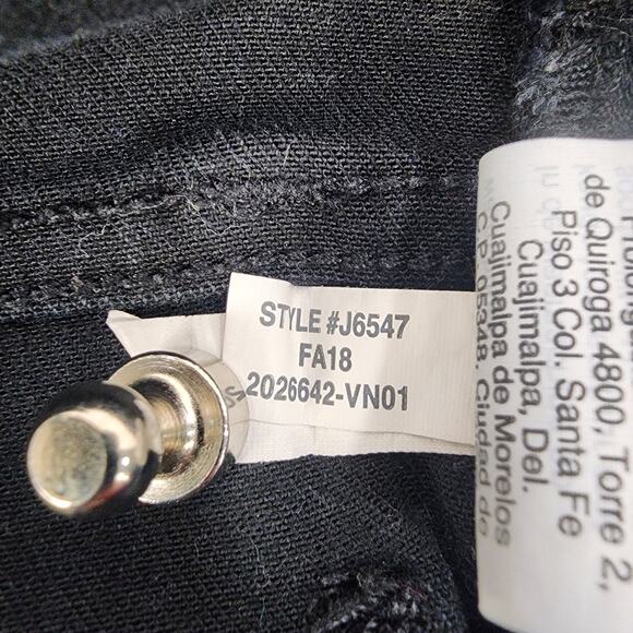 Madewell 9" High-Rise Skinny Jeans Black Sz 28 - Picture 8 of 9